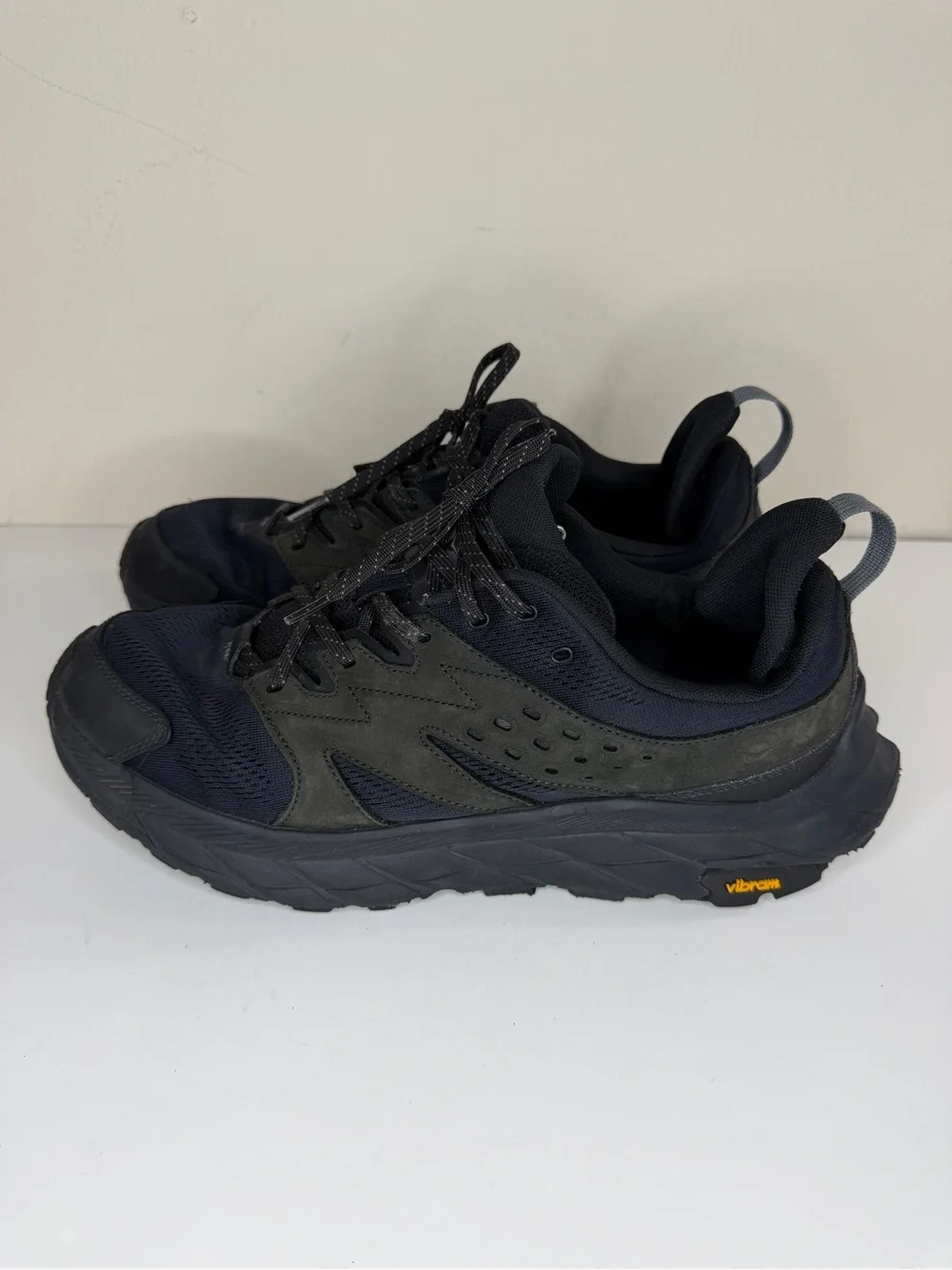 Hoka One One Anacapa Breeze Low Men's Size 13D Lace Up Black Hiking Shoes